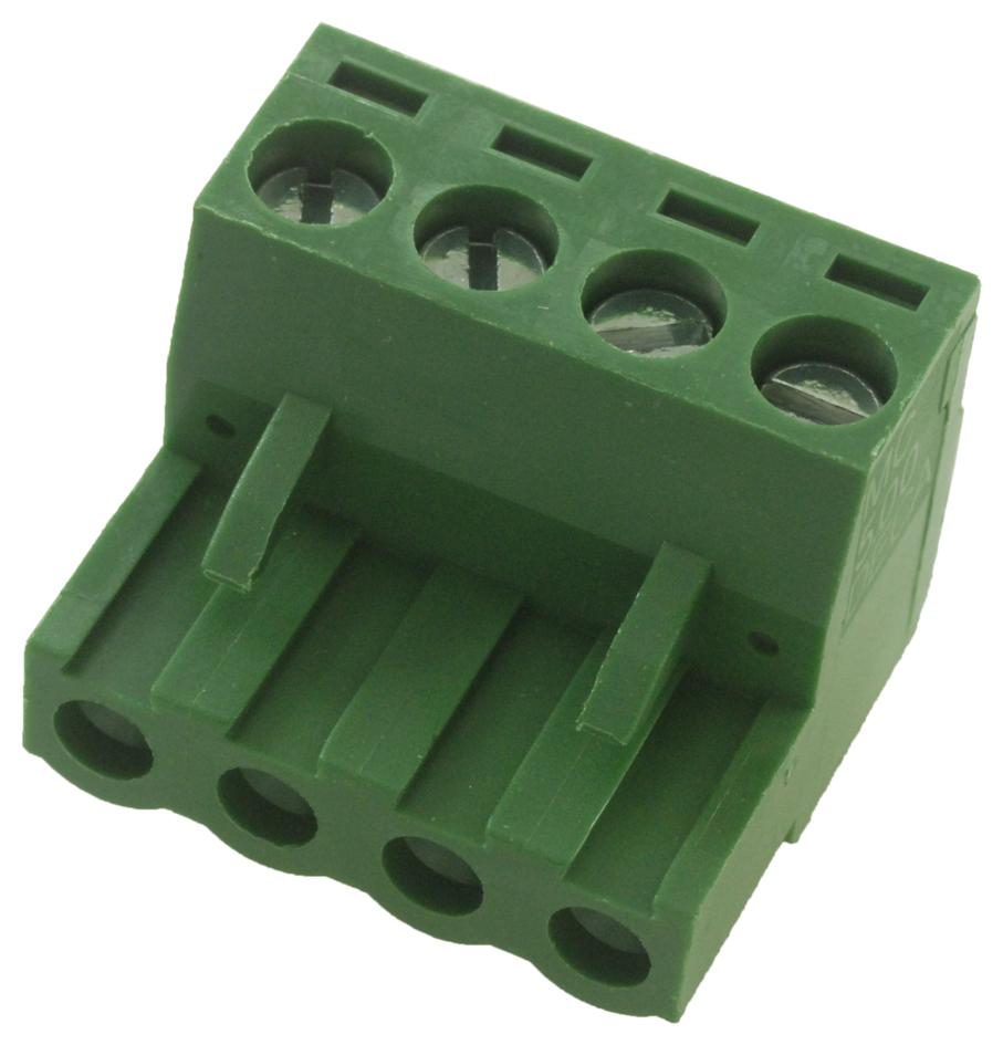 Multicomp Pro Mc24376 Terminal Block Pluggable, 4 Position, 24-12Awg