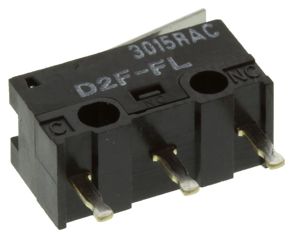 Omron Electronic Components D2F-Fl Microswitch, Hinge Lever, Spdt, 1A 125V