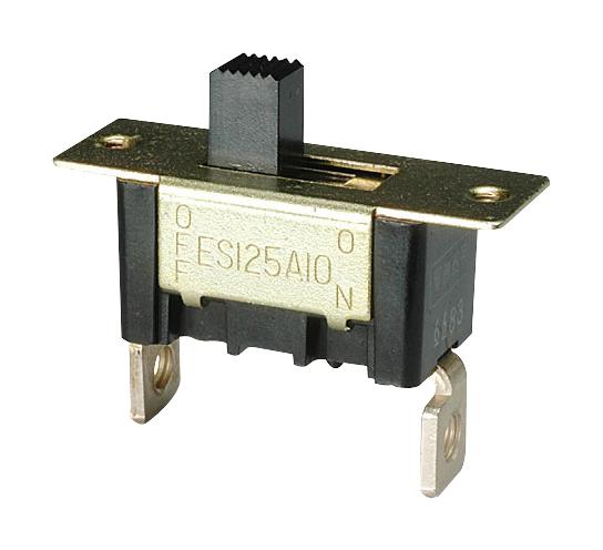NIDEC Components Es 115A-Z Slide Switch, Spst, 15A, 250Vac, Panel
