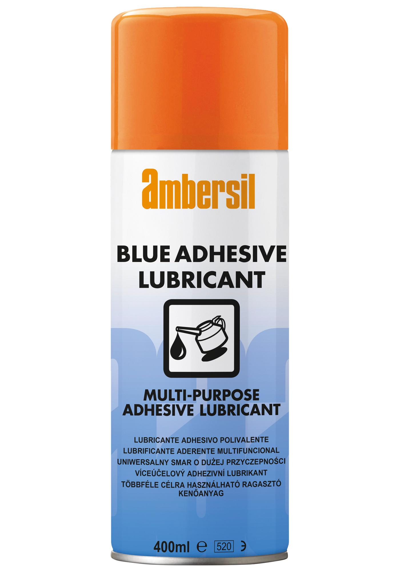 Ambersil Blue Adhesivelubricant, 400Ml Lubricant, Fluid, Aerosol, 400Ml