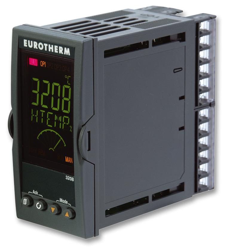 Eurotherm Controls 3208/cc/vh/lrr/xx/x/xxx/g/eng/k/c5/h Temperature Controller, Lgc, Rly