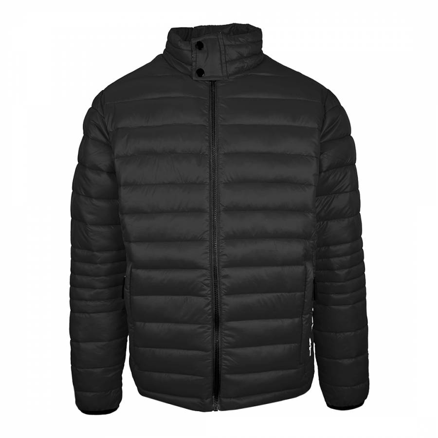 Black Packable Puffer Jacket
