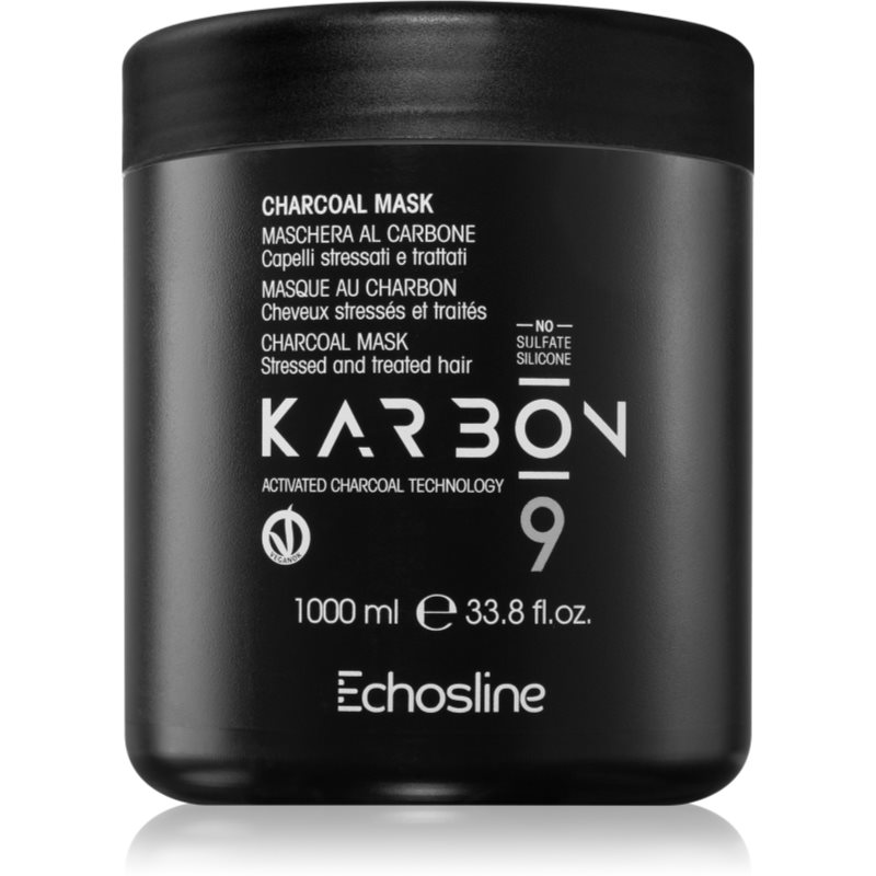 Echosline CHARCOAL Mask hair mask with activated charcoal 1000 ml