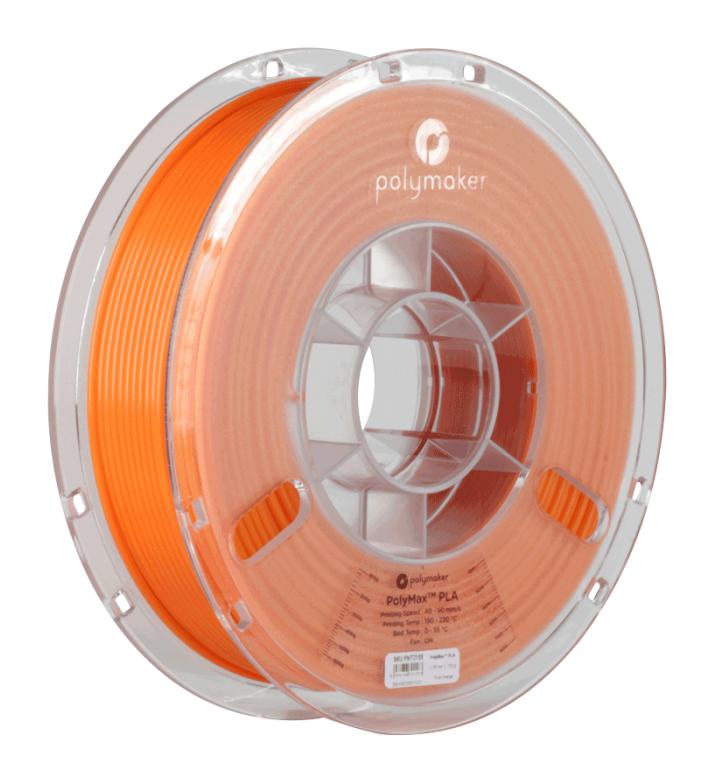 Polymaker Pa06008 3D Filament, 1.75mm, Pla, Orange, 750G