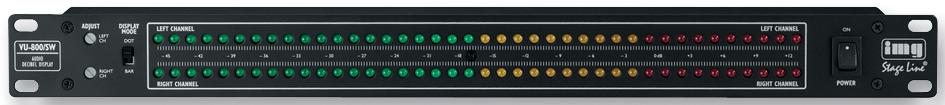 Stageline Vu-800/sw Audio Meter, Led Db Display