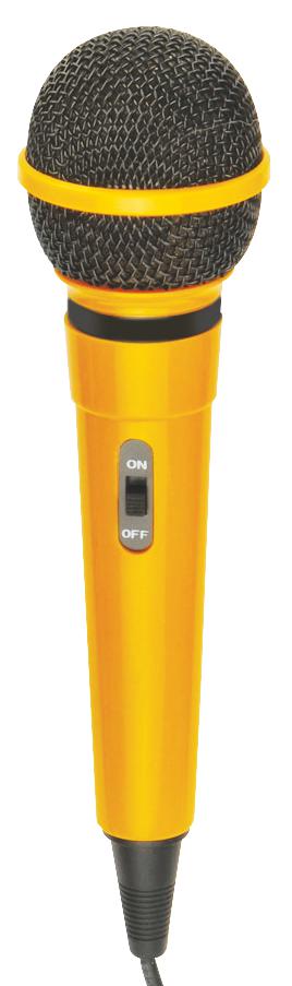 Mr Entertainer G156Dy Microphone, Plastic Body, Yellow