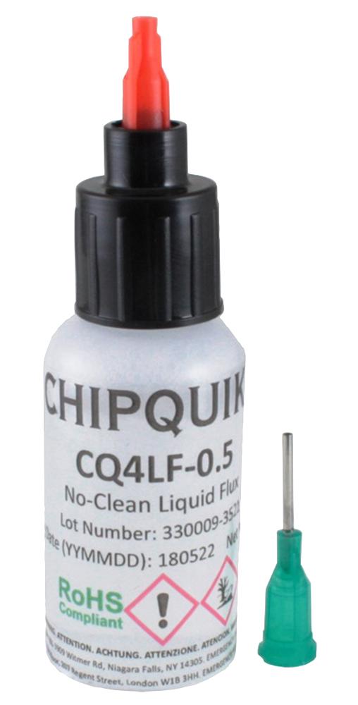Chip Quik Cq4Lf-0.5 Flux, Bottle, No Clean, 15Ml