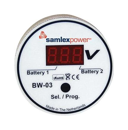 Samlex Bw-03 Battery Monitor, 2X Battery Detection