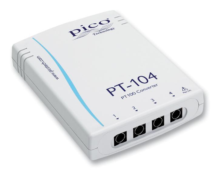 Pico Technology Usb Pt-104 Data Logger, Temperature, Rtd