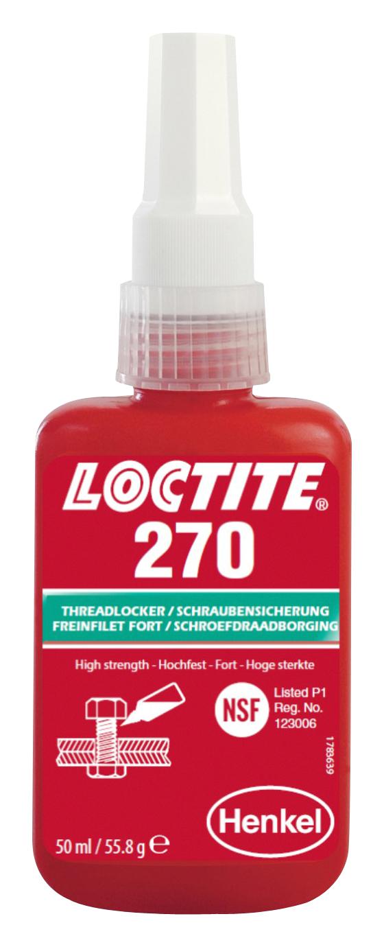 Loctite 270, 50Ml Threadlock, 50Ml, New Loctite 270