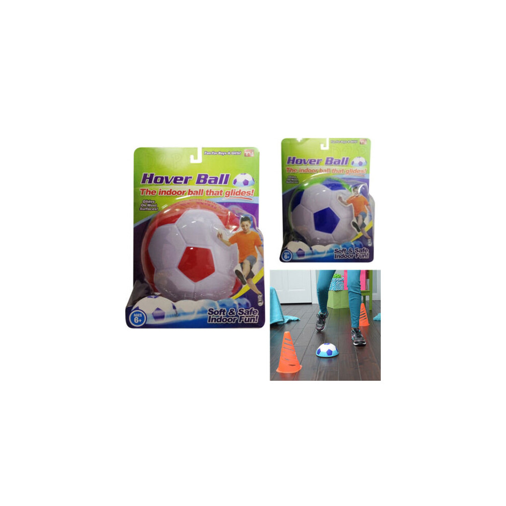 HOVER BALL SOCCER FOOTBALL INDOOR GAME SAFE FUN GLIDING FLOATING FOAM
