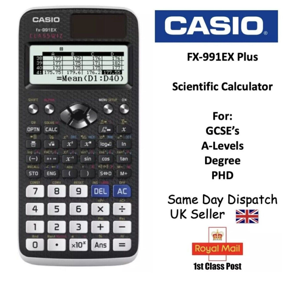 CASIO FX-991EX FX 991EX Features Advanced Scientific Calculator 552 FUNCTIONS