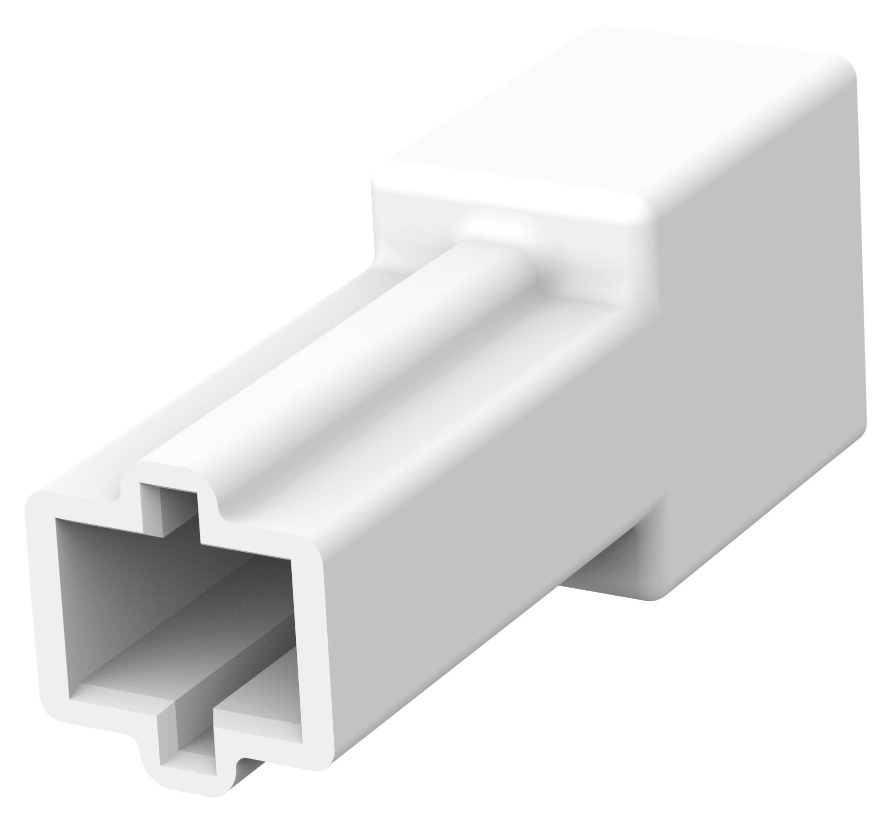 Amp Connectors / Te Connectivity 521289-1 Connector Housing, Plug, 1Pos