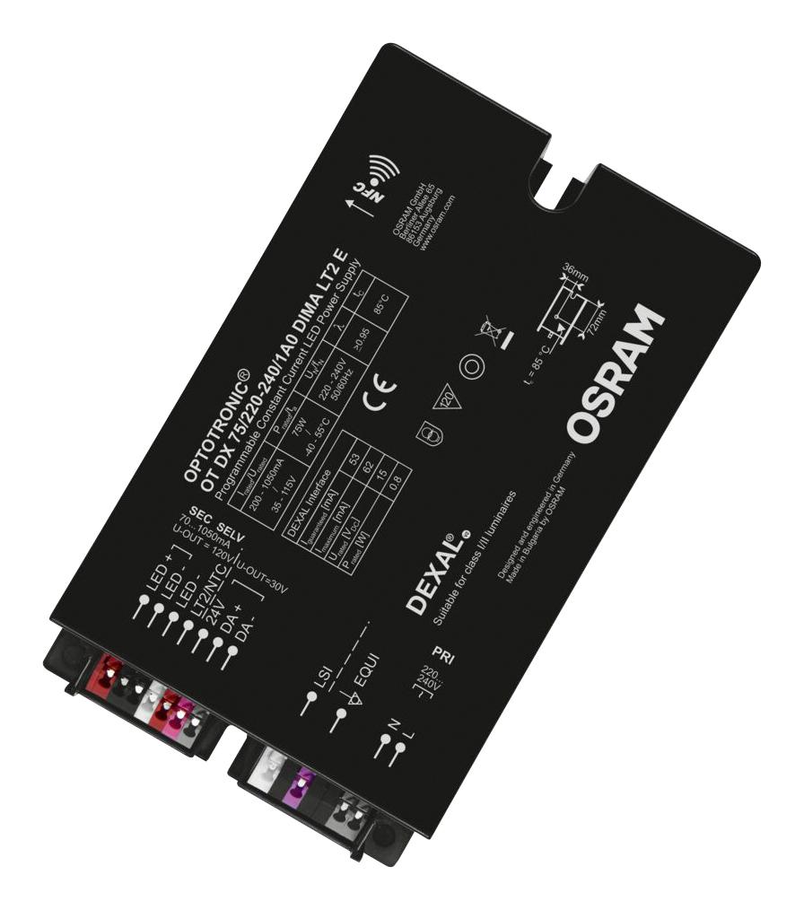 Osram Ot-Dx-75/220-240/1A0-Dima-Lt2-E Led Driver, Constant Current, 75W