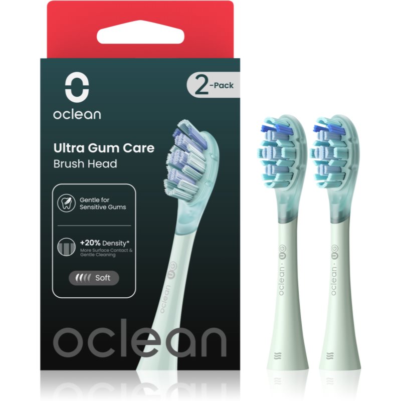 Oclean Ultra Gum Care UG01 spare heads Green 2 pc