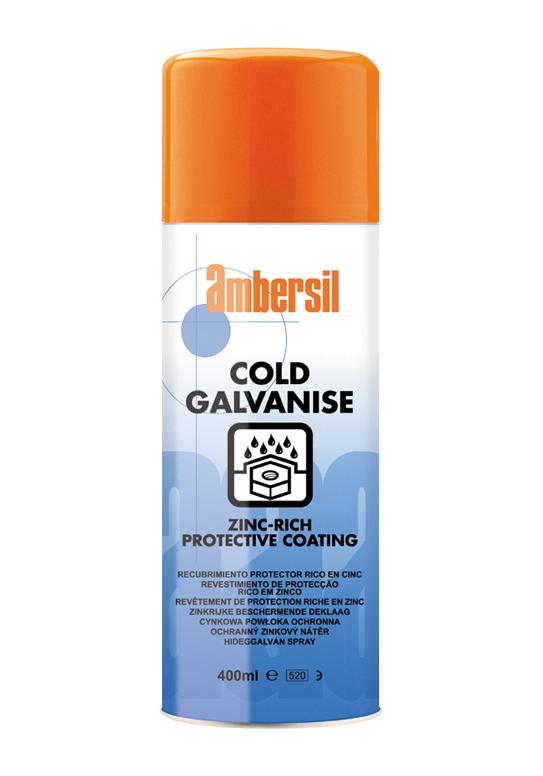 Ambersil Bright, Cold Galvanise, 400Ml Coating, Protection, Aerosol, 400Ml