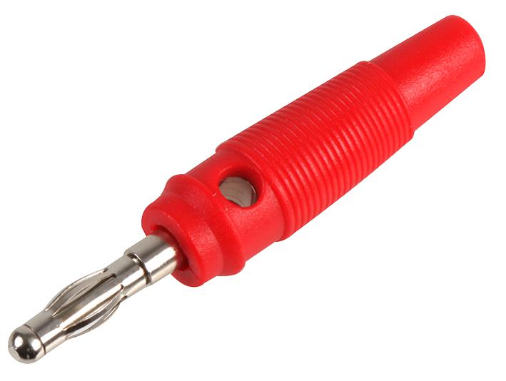 Multicomp A-1.126.n.r Banana Plug, 16A, 4mm, Cable, Red