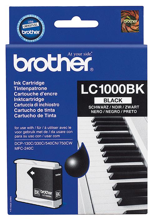 Brother Lc1000Bk Ink Cart, Lc1000Bk, Black