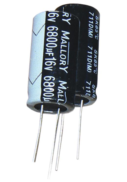 Cde Mallory Sk4R7M050St Aluminum Electrolytic Capacitor 4.7Uf, 50V, 20%, Radial