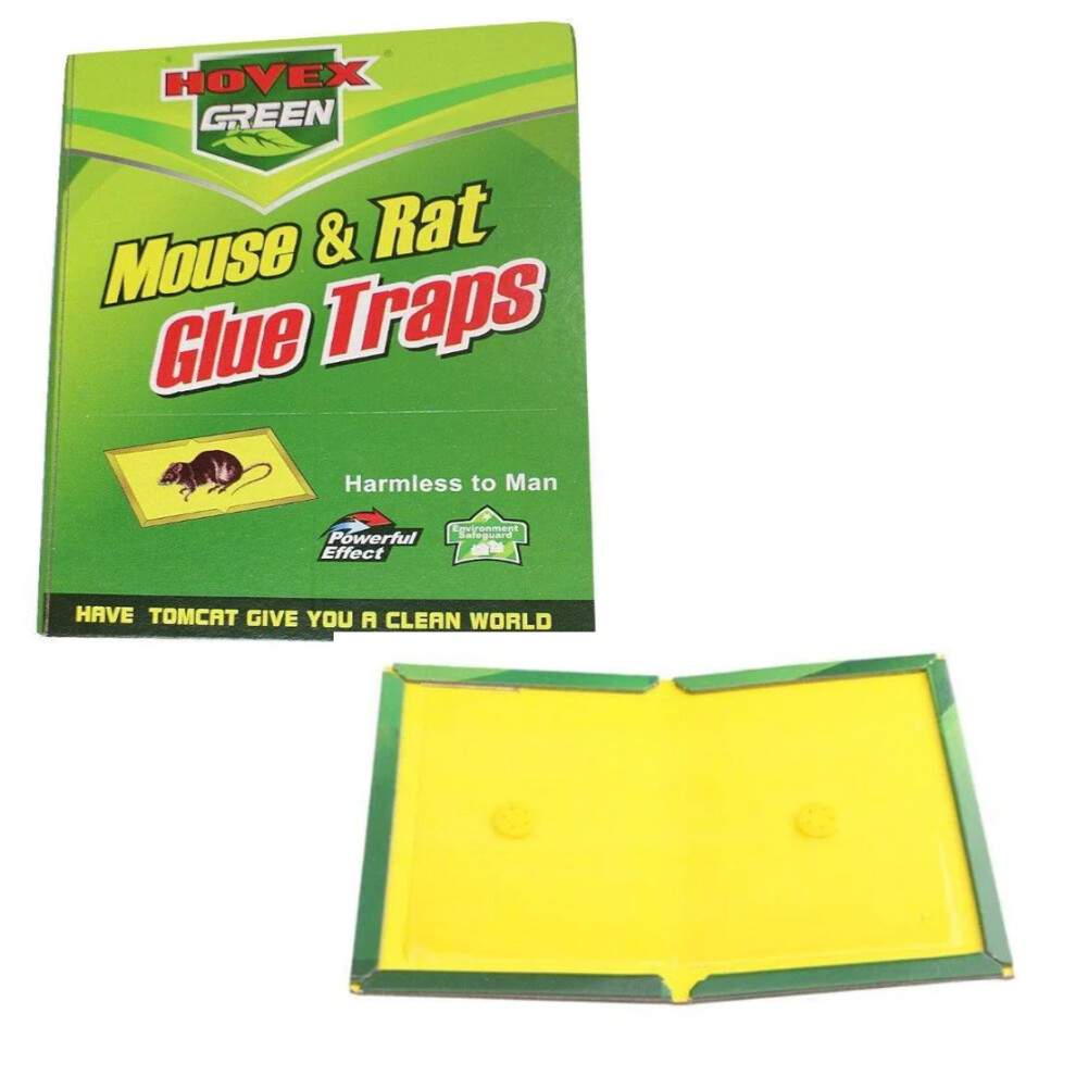 5 X Mouse Glue Sticky Trap Board Rat Mice Pest Control 5 PACK