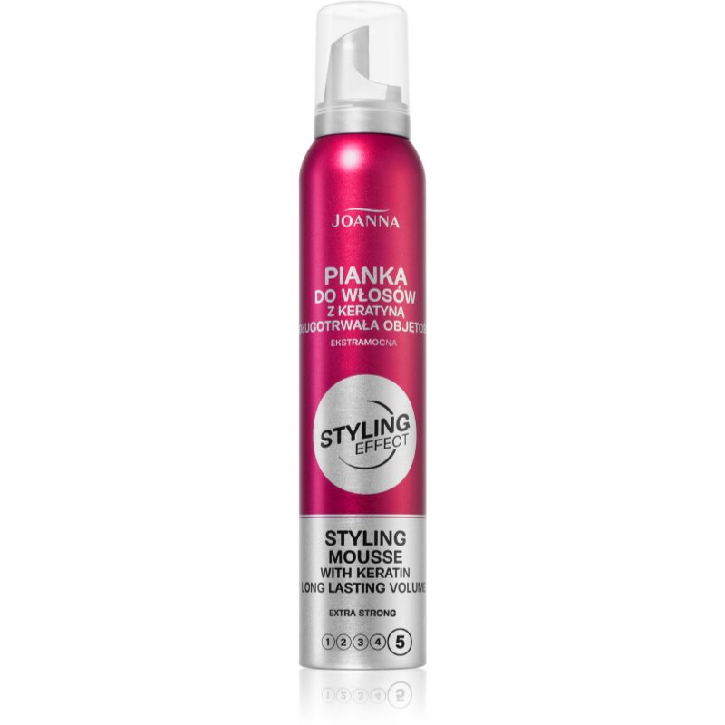 Joanna Styling Effect hair mousse with extra strong hold 150 ml