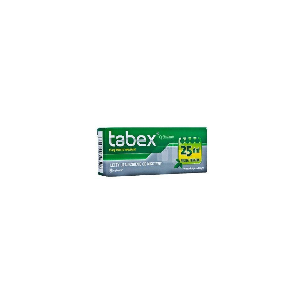 Tabex 1.5mg, 100 tablets