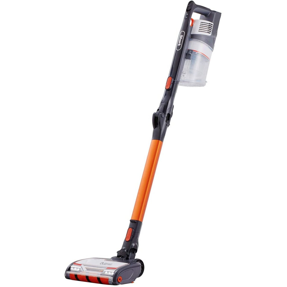 Shark Cordless Stick Vacuum Cleaner [IZ201UK] Anti Hair Wrap, Single Battery, Orange and White