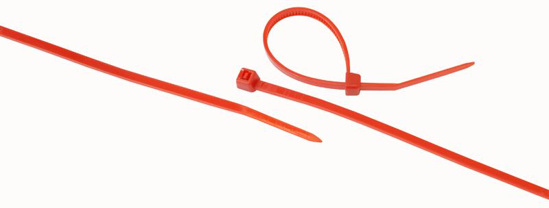 Pro Power 100 X 2.50mm Red Cable Ties 100mm 2.5mm Red 100Pk