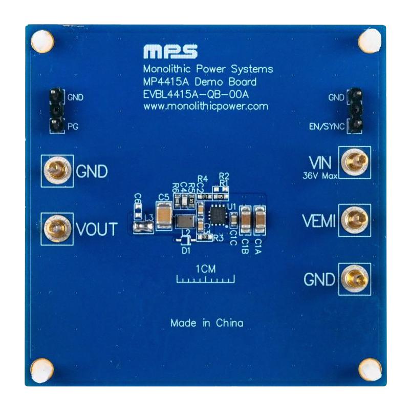 Monolithic Power Systems (Mps) Evbl4415A-Qb-00A Eval Board, Synchronous Step Down Conv