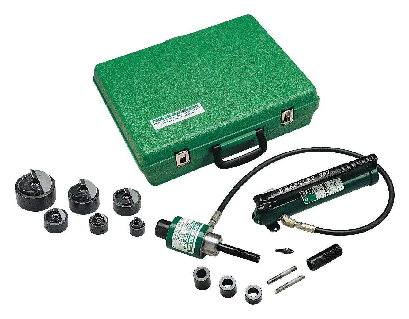 Greenlee 7306Sb Knockout Punch Kit, Hydraulic