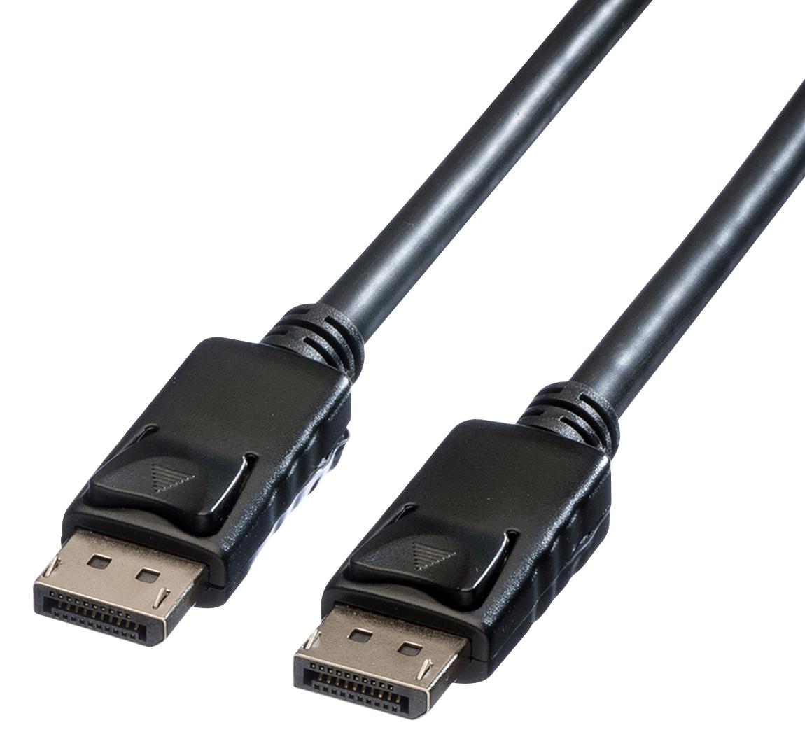 Roline 11.04.5983 Cable Assy, Displayport Plug-Plug, 3M