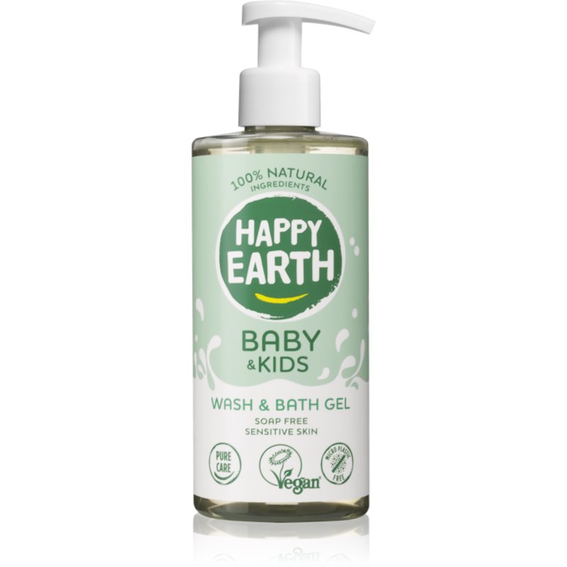 Happy Earth Baby & Kids 100% Natural Bath & Wash Gel shower gel 300 ml