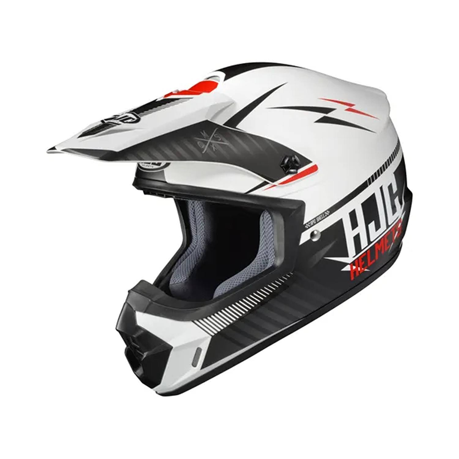HJC CS-MX II Tweek White Black Offroad Helmet Size M