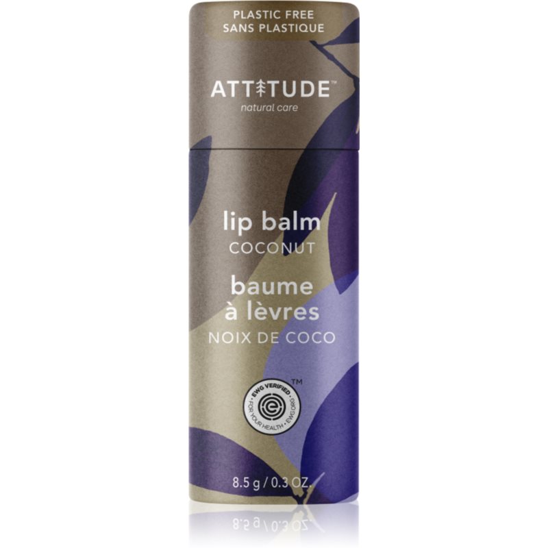 Attitude Leaves Bar Coconut natural balm for lips 8,5 g