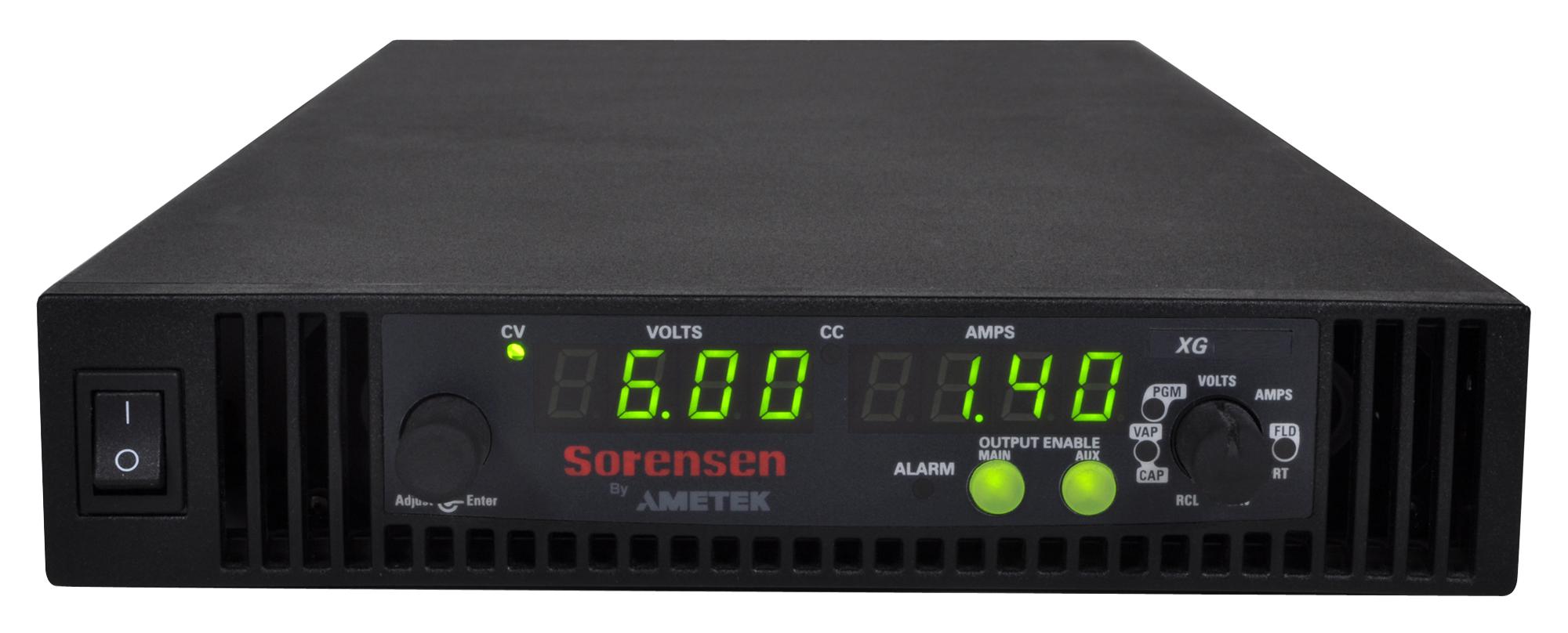 Ametek Programmable Power Xg 8-100R Power Supply, Prog, 100A, 8V, 810W