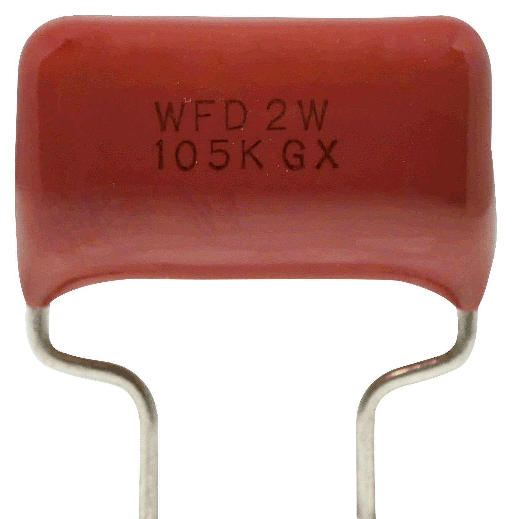 Panasonic Ecwfd2J104Jb Capacitor, 0.1Uf, 630V, Film, Radial