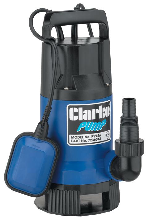 Clarke International Psv4A Submersible Pump, Dirty Water, 750W