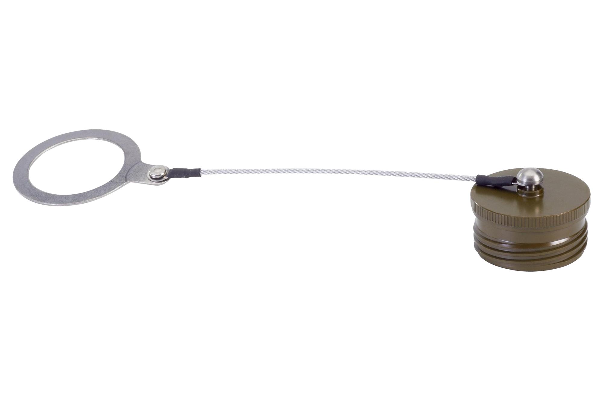 Amphenol Pcd D38999/33W9N Dust Cap W/rope And Ring, Shell Size 9