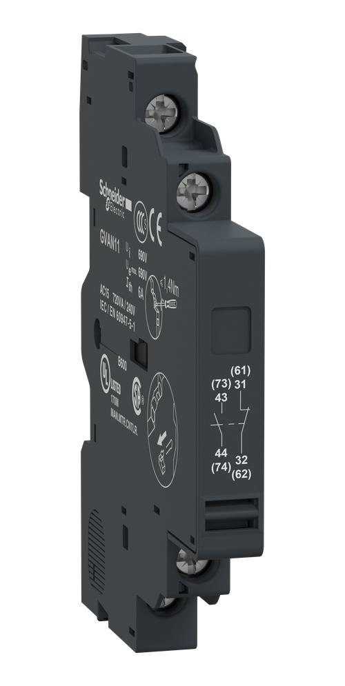 Schneider Electric Gvan11 Contact Block, Auxiliary, 1No/1Nc