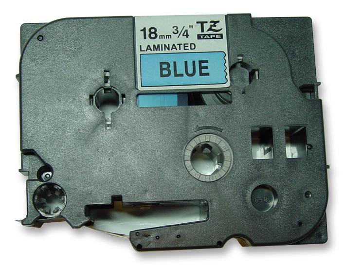 Brother Tze541 18mm Black On Blue Tape