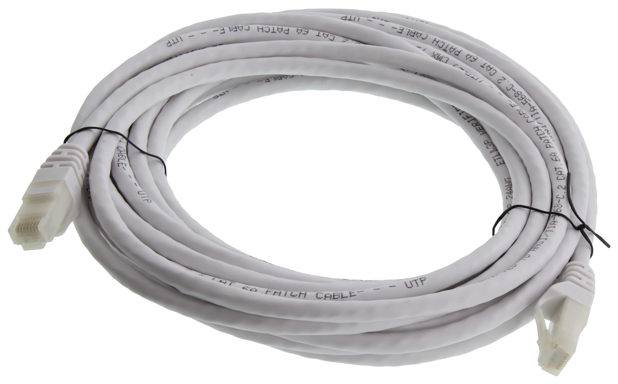 Eaton Tripp Lite N261Ab-020-Wh Enet Cable, Rj45 Plug-Plug, 20Ft, White