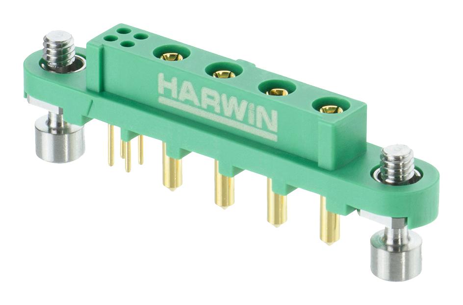Harwin G125-Fv104F1-04Ab000P Connector, Mixed Layout, Rcpt, 4+4 Pos, Tht