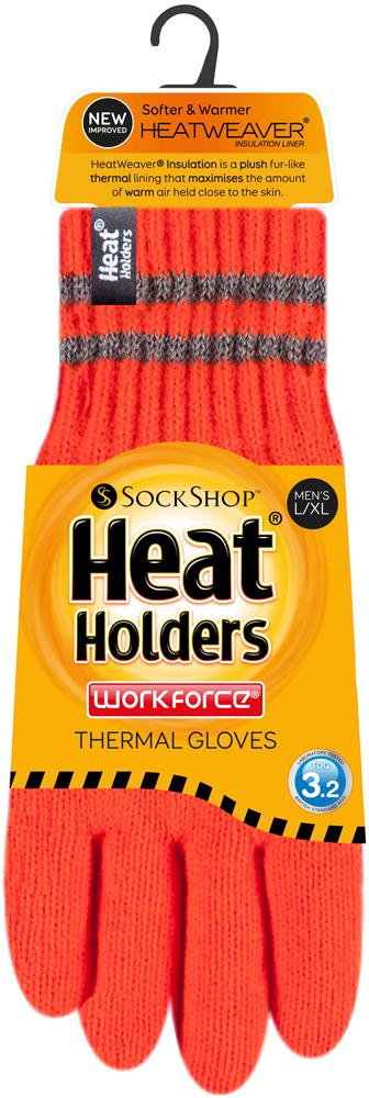 Heat Holders Bsgh853Lxorn Heat Holders Gloves - Orange L/xl
