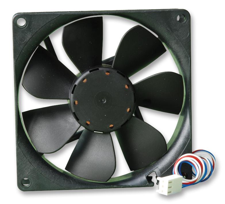 ebm-papst 8412N/2Gme-258 Fan, Pc, W/Connector, 80mm 12Vdc