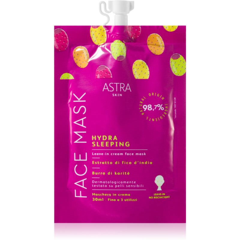 Astra Make-up Skin night face mask with nourishing and moisturising effect 30 ml