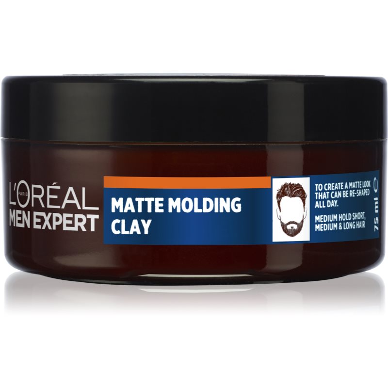 L’Oréal Paris Men Expert Messy Hair hair styling clay with matt effect 75 ml