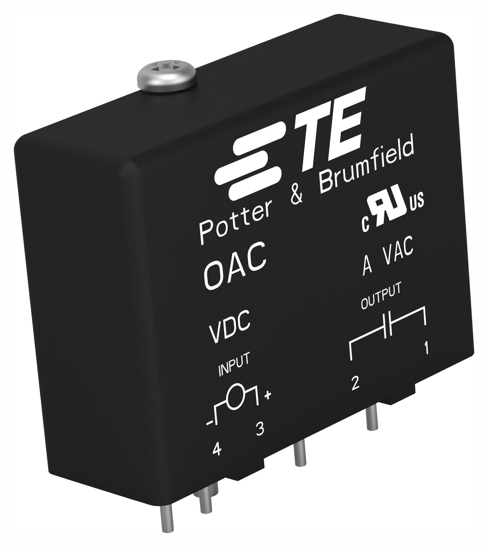 Potter & Brumfield Relays / Te Connectivity Oac-15A Solid State Relay, Spst, 3A, 24-280Vac