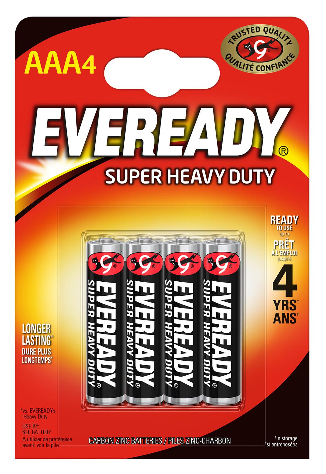 Ever Ready E301768801 Battery, Aaa, 1.5V, 540Mah