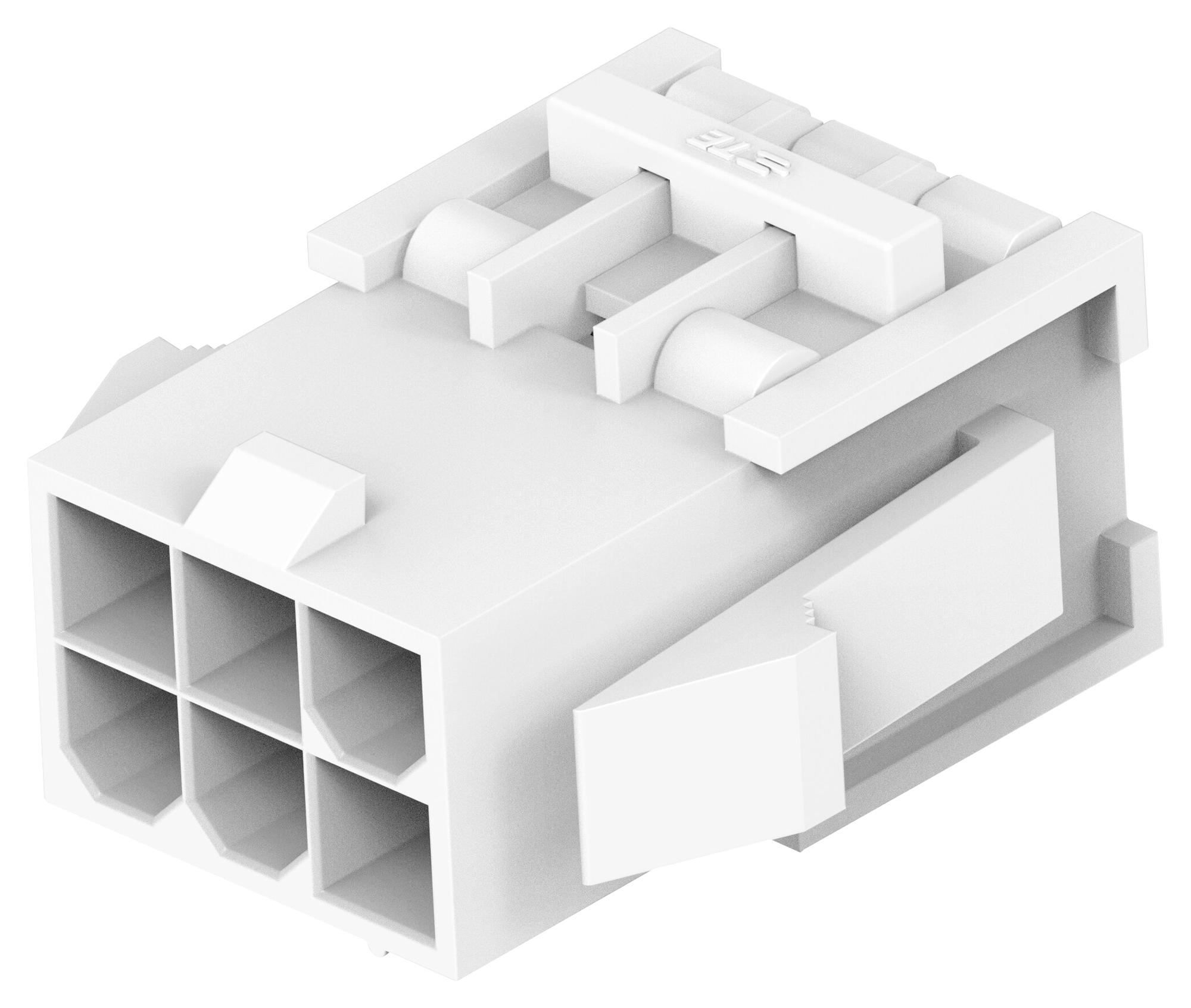 Amp Connectors / Te Connectivity 2385533-6 Connector Housing, Plug, 6Pos, 4.2mm