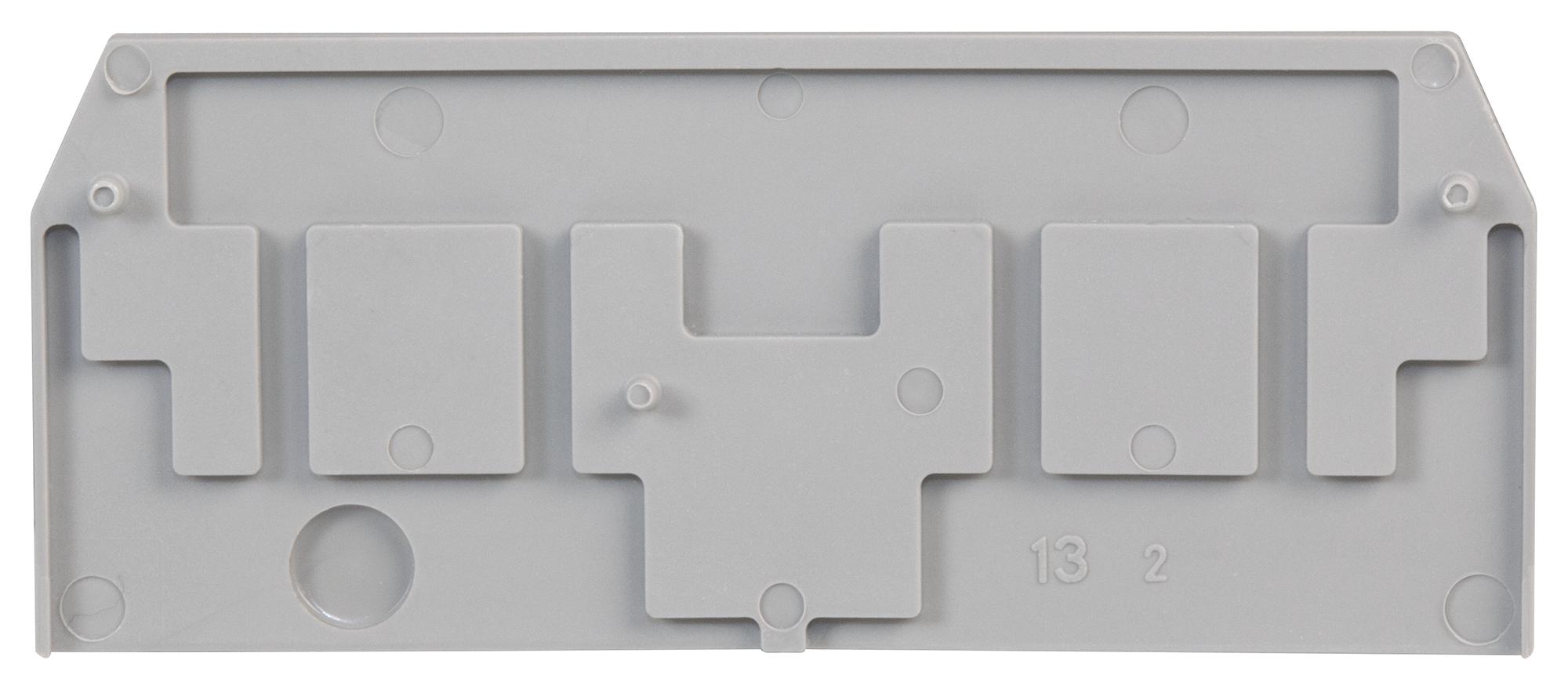 WAGO 280-324 Endplate, Grey, 2.5mm Wide